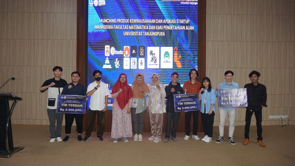 Sisfo Berpretasi: Launching Produk Kewirausahaan dan Aplikasi StartUp Mahasiswa FMIPA Untan 2022